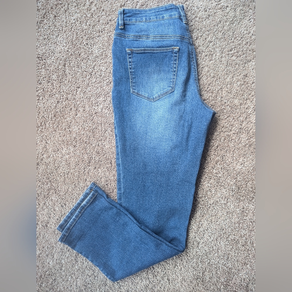 Chicos The Platinum Mid-Rise Stretch Denim Boyfriend Jeans Size 0 - Picture 8 of 10
